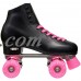 Epic Classic Black and Pink Quad Roller Skates   556059649